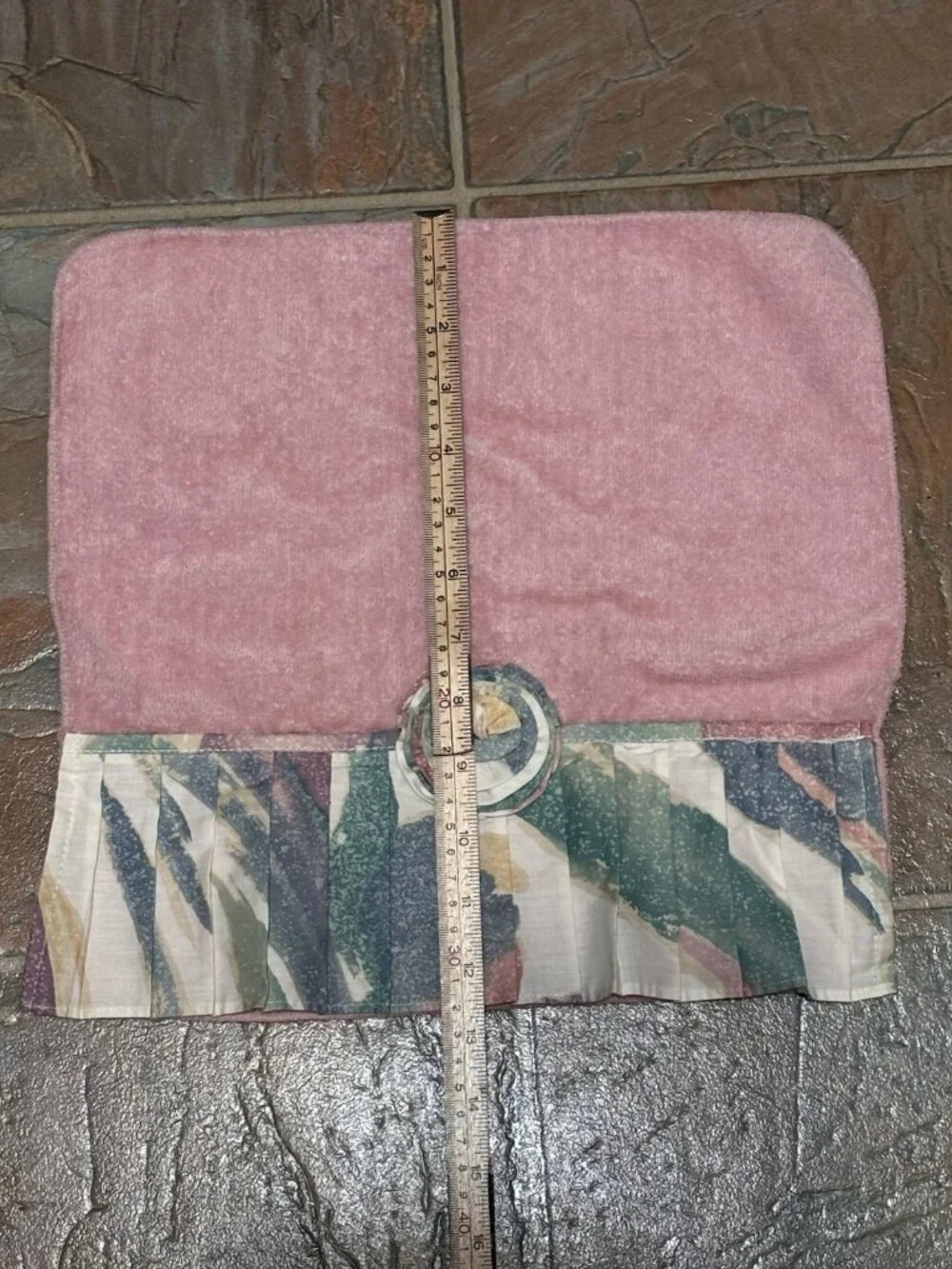 Vintage Avanti Look Dusty Pink Bathroom Towel Set 80s 90s Vibes Pleats